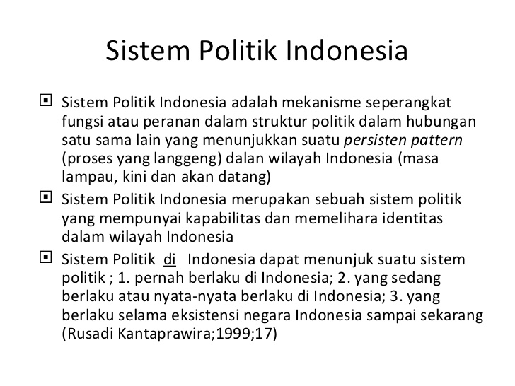 politik indonesia